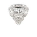 Luminaire de plafond DUBAI 6 flammes E14 IP20, chrome