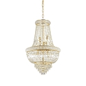 Luminaire � suspension DUBAI 10 flammes E14 IP20, laiton