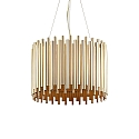 Luminaire � suspension PAN 5 flammes, r�glable E27 IP20, or