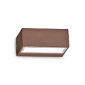 Luminaire mural d�ext�rieur TWIN BIG G9 IP44, marron caf�