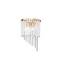 Luminaire mural CARLTON 3 flammes E14 IP20, or