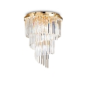 Luminaire de plafond CARLTON 12 flammes E14 IP20, or