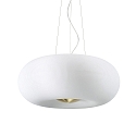 Luminaire � suspension ARIZONA 5 flammes GX53 IP20, blanche, laiton satin�