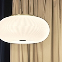 Ideal Lux Luminaire � suspension ARIZONA 5 flammes GX53 IP20, blanche, laiton satin�