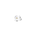 Ideal Lux Luminaire de plafond ARIZONA � 2 flammes GX53 IP20, blanche, laiton satin�