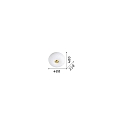 Ideal Lux Luminaire de plafond ARIZONA 3 flammes GX53 IP20, blanche, laiton satin�