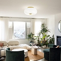 Ideal Lux Luminaire de plafond ARIZONA 5 flammes GX53 IP20, blanche, laiton satin�