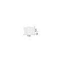 Ideal Lux Applique et plafonnier TOTEM 6 flammes GX53 IP20, mat, blanche