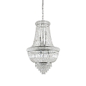 Luminaire � suspension DUBAI 10 flammes E14 IP20, chrome