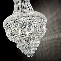 Ideal Lux Luminaire � suspension DUBAI 10 flammes E14 IP20, chrome