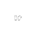 Ideal Lux Luminaire mural d'ext�rieur STYLE led IP54, blanche 