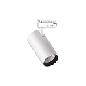 LED 3-phase track spot QUICK, CRi >80, 15W 4000K 2050lm 30�, not dimmable, white