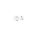 Ideal Lux Applique et plafonnier KAROL IP20, blanche