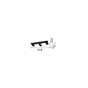 Applique et plafonnier RUDY 3 flammes, pivotant, rotatif GU10 IP20