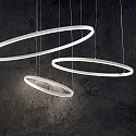 Ideal Lux Luminaire � suspension ORACLE SLIM SP D90 grand, rond, commutable IP20, blanche 