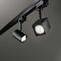Ideal Lux Track spot SPOT TRACK, GU10 max 50W, incl. multi-adapter, matt black