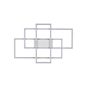Ideal Lux Applique et plafonnier FRAME-1 langue IP20, blanche