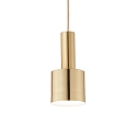 Luminaire à suspension HOLLY à 1 flamme E27 IP20, laiton brossé