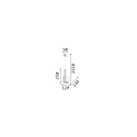 Ideal Lux Luminaire à suspension HOLLY à 1 flamme E27 IP20, laiton brossé