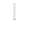 Luminaire de plafond LOOK PL1 H40 cylindrique, on/off GU10 IP20, blanc mat 
