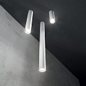 Ideal Lux Ceiling luminaire LOOK, IP20, height 40cm / � 6cm, incl. GU10 7W 3000K, white