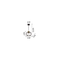 Luminaire à suspension MINT-2 E27 IP20