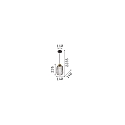 Luminaire à suspension MINT-1 E27 IP20
