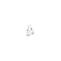 LED wall luminaire GEA MAP2 SQUARE, E27 + LED spot, 2 switches, without shade