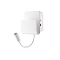 Luminaire mural PROBE avec bras flexible, avec connexion USB IP20, blanche, rev�tement en poudre