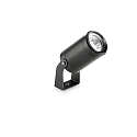LED floor spot STARLIGHT, IP68, � 7.5cm, aluminium dark grey, 10W 4000K 900lm, open cable end