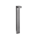 Lampadaire d'extérieur SIRIO BIG G9 IP44, gris, revêtement en poudre