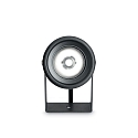 Ideal Lux LED floor spot STARLIGHT, IP68, � 7.5cm, aluminium, dark grey, 10W 3000K 850lm, open cable end