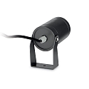 Ideal Lux LED floor spot STARLIGHT, IP68, � 7.5cm, aluminium, dark grey, 10W 3000K 850lm, open cable end