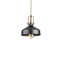 Luminaire à suspension ERIS-2 E27 IP20, or mat, noir 
