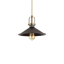 Luminaire à suspension ERIS-3 E27 IP20, or mat, noir 