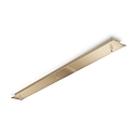 Rosace de plafond pour LINEAR STANDARD 3 fois, langue, laiton, bruni