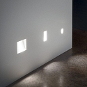 Ideal Lux Luminaire d'encastrement mural  WALKY-3 � peindre IP20, blanche