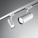 Ideal Lux Projecteur triphas� FOX 15W MEDIUM / ON-OFF 830 r�glable, on/off IP20, blanc mat 