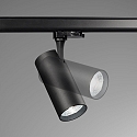 Ideal Lux Projecteur triphas� FOX 25W BIG / ON-OFF 830 r�glable, on/off IP20, noir mat 