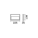 Luminaire mural d�ext�rieur FEBE angulaire IP65, anthrazit