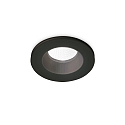 Plafonnier encastr� ROOM-65 rond IP65, noir 