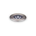 Projecteur encastré FLOOR 12 rond IP67, acier 