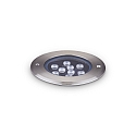 Projecteur encastré FLOOR 14 rond IP67, acier 