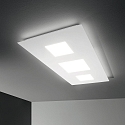 Ideal Lux ceiling luminaire RELAX 110 IP20, white dimmable