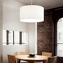 Ideal Lux pendant luminaire SET UP adjustable E27 IP20, white