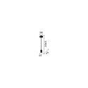 Ideal Lux pendant luminaire SET UP adjustable E27 IP20, black