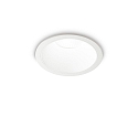 ceiling recessed luminaire GAME TRIM ROUND 85MM round, rigid, UGR < 19, on/off IP40/IP20, white 