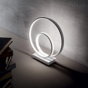 Ideal Lux table lamp OZ TL ON-OFF round, with switch IP20, white matt 