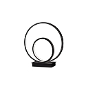 table lamp OZ TL ON-OFF round, with switch IP20, black matt 