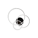 Luminaire de plafond FRAME IP20, noir